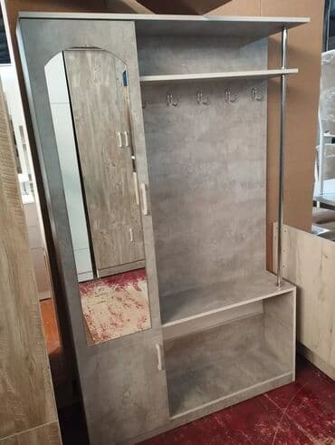 шкаф для обуви с полками: Шкаф-прихожая, Новый, С зеркалом, ЛДСП — 2