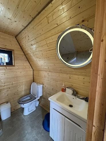 недостроенный дом: Уютный A‑Frame дом у Иссык‑Куля — идеальное место для отдыха у озера и — 6