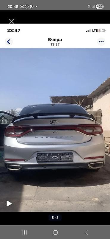wv transporter: Hyundai Grandeur: 2019 г., Автомат, Газ, Седан — 1