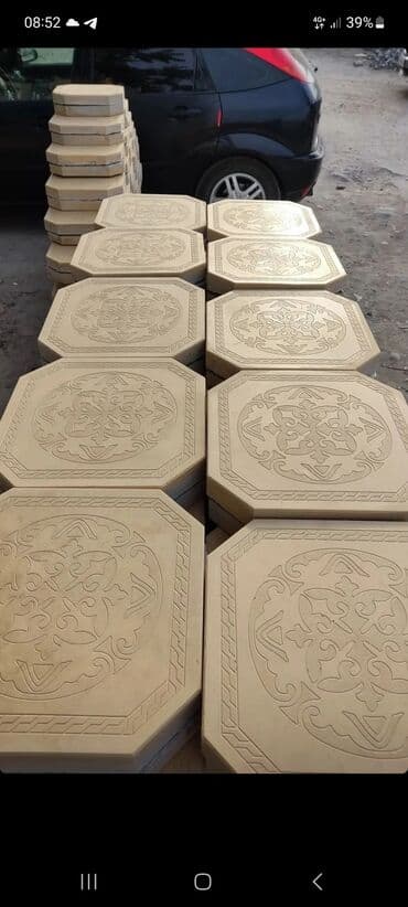 услуги фреза: Брусчатка Бишкек цена !!! Брусчатка тротуарный плитки Брусчатка — 6