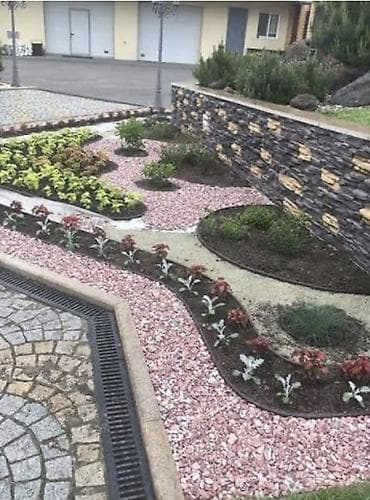 мульчир: Мраморная крошка (белая щебень) для ландшафтного дизайна, идеальна для — 1