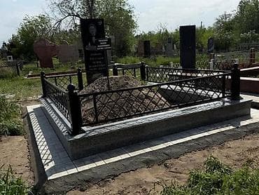 ритуальные услуги: Изготовление памятников, Изготовление оградок, Изготовление крестов | Гранит, Габбро | Установка, Оформление — 5