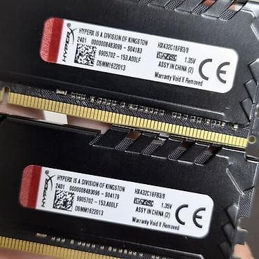 3200: Оперативная память (RAM) для ПК, Новый, HyperX, 16 ГБ, DDR4, 3200 МГц — 4