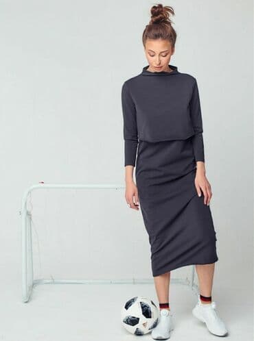 трикотажное платье для беременных: Продаю трикотажное платье, размер XS, одето один раз, почти новое — 6