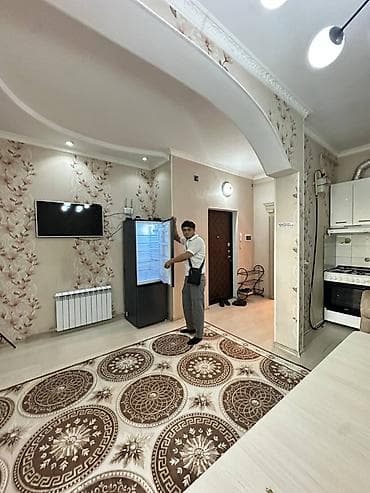 Батирлер: 2 бөлмө, 69 м², Бишкек Парк СБ Элитка, 3 кабат, Евро оңдоо — 8