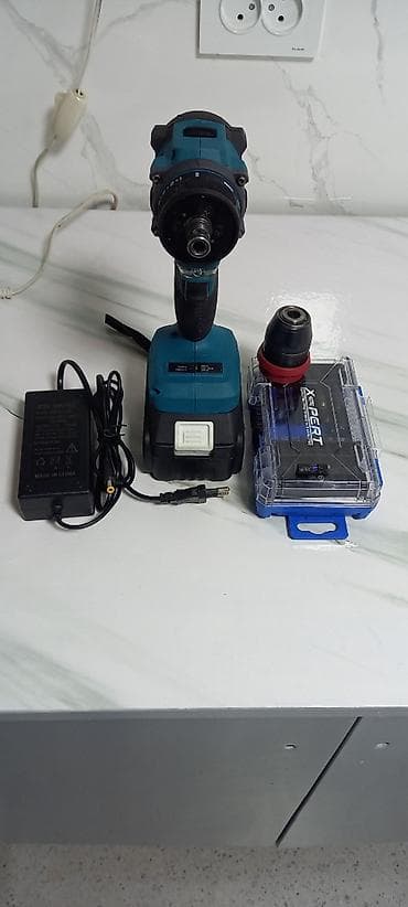 Дом и сад: Шурик с быстросьёмным патроном, безщёточный мотор очень мощный ! В — 7