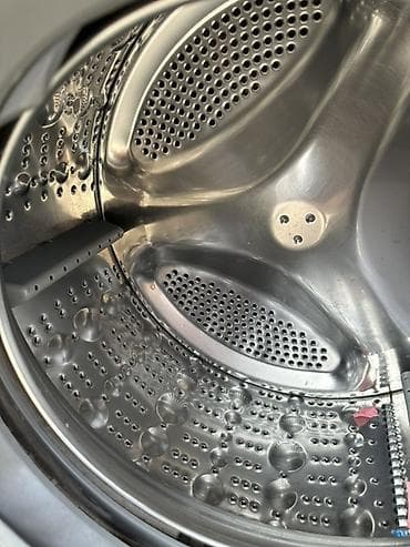 Жылытуу приборлору: Стиральная машина LG с фронтальной загрузкой, нержавеющая сталь — 3