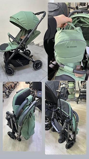 ining baby коляска отзывы: Прогулочная коляска INING BABY (цвет мятный) - Легкая складная — 2