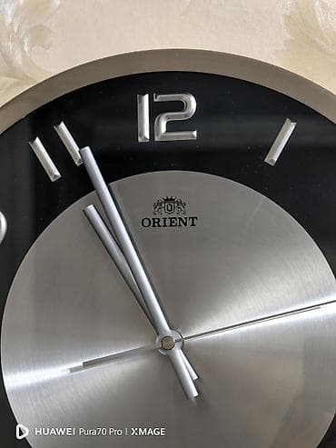 Декор жана интерьер: Настенные часы ORIENT, кварцевые (Sweep Quartz, плавный ход секундной — 3