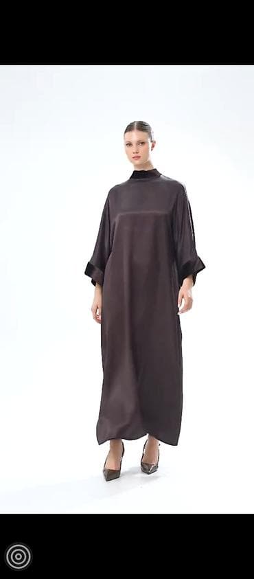 жилетка mango: Платье TARA exclusive - Длина макси, свободный прямой силуэт - — 2