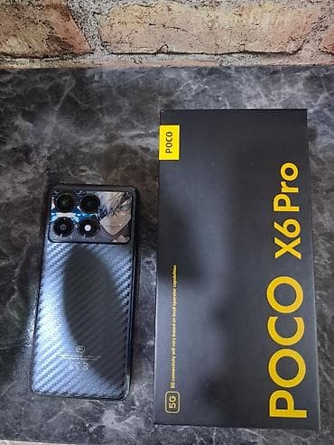 4к мониторы: Poco X6 Pro 5G, Б/у, 256 ГБ, цвет - Черный, 1 SIM, 2 SIM — 5