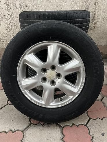 субару аутбакс: Колеса в сборе 205 / 70 / R 15, Лето, Б/у, Комплект, Легковые, Литые, отверстий - 5 — 2