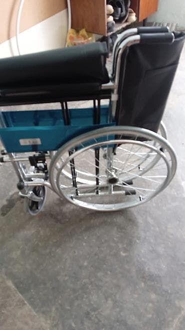 Майыптардын арабалары: Инвалидная коляска складная - Рама из хромированной стали, прочная и — 1