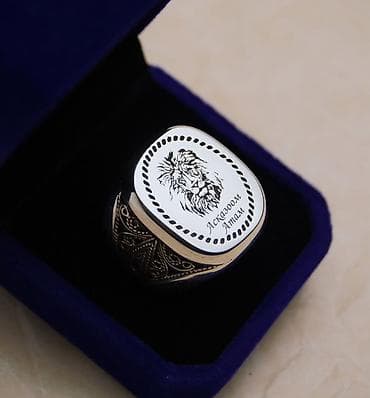 Мужские перстни с индивидуальной гравировкой - Материал: серебро — 2