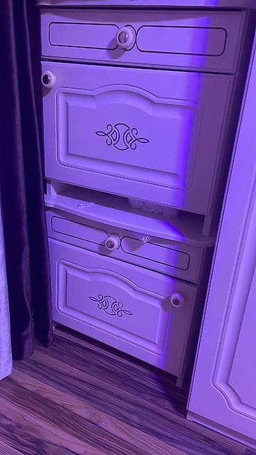 Спальный гарнитур, Шкаф, МДФ, цвет - Белый