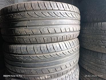 Шины: Шины 255 / 55 / R 19, Лето, Б/у, Пара, SUNFULL — 1