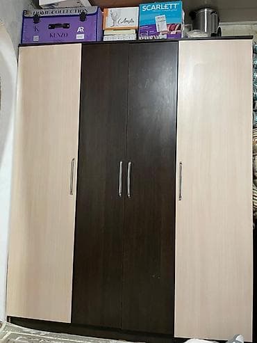 пут кийим: Уктоочу бөлмө гарнитуру, Колдонулган, Шкаф, Комод, Өзү алып кетүү, түсү - Күрөң — 2