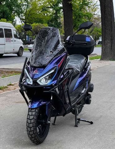 продам электромотоцикл: Макси-скутер Aucma, 110 куб. см, Бензин, Новый, В рассрочку — 1