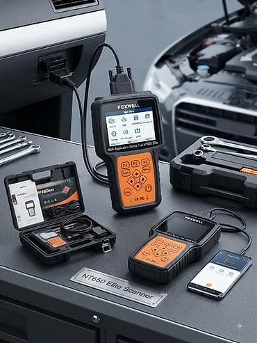 Техника жана электроника: Автосканер FOXWELL NT650 Elite Профессиональный многофункциональный — 1
