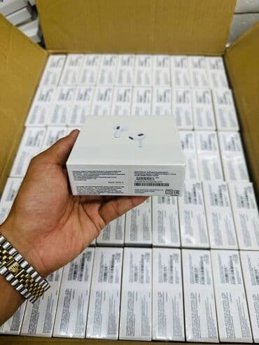 recrsi airpods: Вкладыши, Apple, Новый, Беспроводные (Bluetooth), Классические — 1