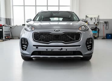 Бампер Передний Kia, Б/у, Оригинал