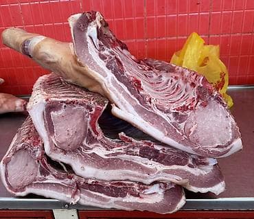 мясо продажа: СВИНИНА

猪肉。家养猪肉，非常美味。每天都有新鲜猪肉供应。

现有以下部位：
	•	后腿肉
	•	前腿肉
	•	猪排和排骨
	•	五 — 6