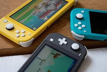 Nintendo Switch Lite черный, желтый и розовый, есть чипованные и не