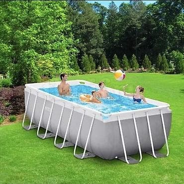 Спорт жана эс алуу: Бассейн самого востребованного размера - Intex Prism Frame DELUXE — 1