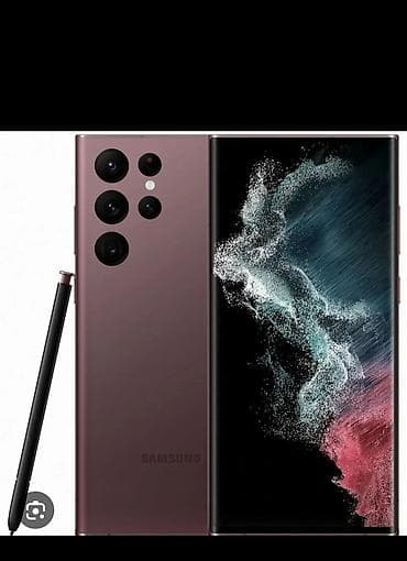 Samsung Galaxy S22 Ultra, Б/у, 256 ГБ, цвет - Фиолетовый, 1 SIM