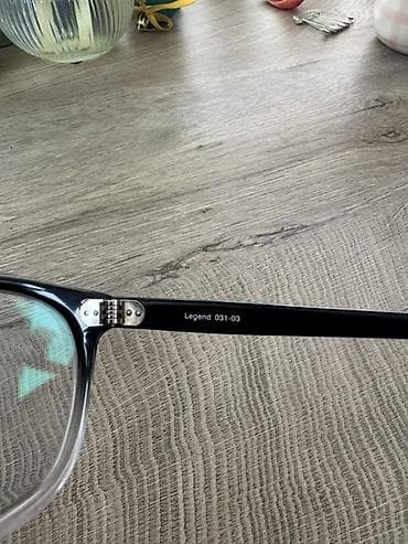 нулевые очки: Для зрения очки очки, Унисекс, Цвет оправы: Черный, Б/у — 5