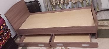 sofa bed: Односпальная кровать с выкатными ящиками для хранения. - Размер — 1