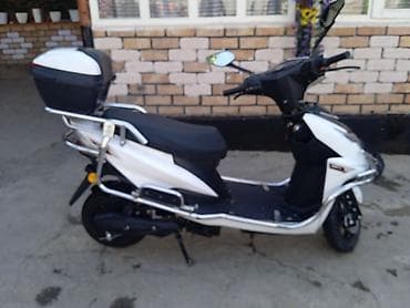 скутеры новый: Электроскутер (городской) в белом цвете. ОБМЕН НА БЕНЗИНОВЫЙ И НА — 1