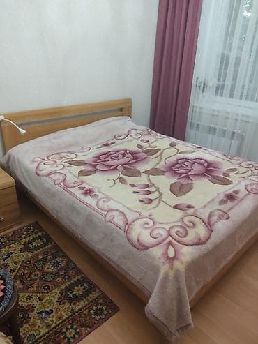 шкаф купе б: Спальный гарнитур, Б/у, Двуспальная кровать, Шкаф, Тумба, Россия, цвет - Бежевый — 2