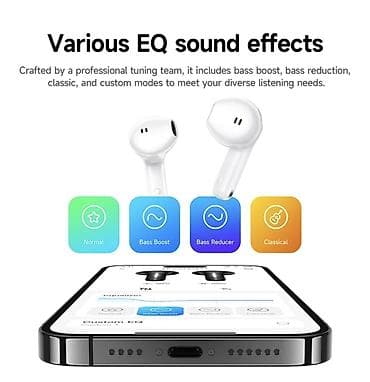 hoco eq33: Беспроводные наушники Hoco EQ33 (TWS) - Чистый звук Hi‑Fi: технология — 6