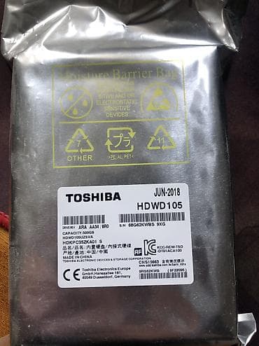 Накопитель, Новый, Toshiba, HDD, 512 ГБ, 3.5", Для ПК at lalafo.kg Накопитель, Новый, Toshiba, HDD, 512 ГБ, 3.5", Для ПК