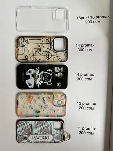 Чехлы для телефонов. На 14 promax новые at lalafo.kg Чехлы для телефонов. На 14 promax новые