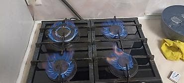 fre fire: Газовая печь, Новый, Встраиваемая, цвет - Черный — 10