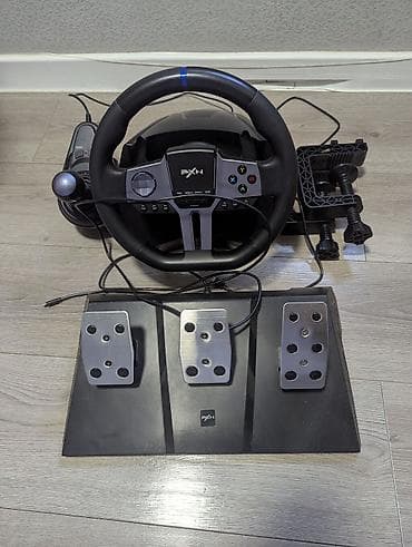 Игровой руль PXN V9 2gen состояние хорошее, все кнопки и детали