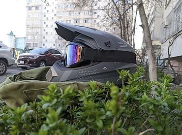 Мотокроссовый шлем с визором-очками размер L - Назначение
