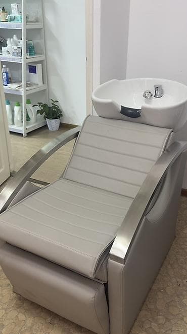 Сулуулук салондору үчүн жабдуулар: Парикмахерская мойка с креслом - Комплект: глубокая керамическая — 1