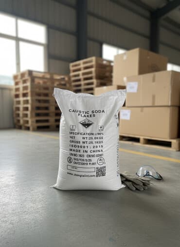 Сода каустическая чешуированная (Китай) Самая выгодная цена в КР!