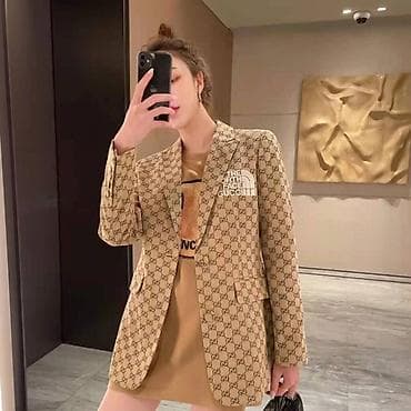 Пиджак, Блейзер, Однобортная модель, Китай, M, L