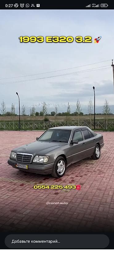 дерево на 124: Mercedes-Benz W124: 1993 г., 3.2 л, Механика, Бензин, Седан — 1