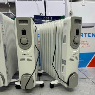 обогреватели маслянные: Май менен иштеген жылыткыч Секциялардын саны: 10 жана андан көп, Бир нече режимдеги кубаттуулук, Тез жылытуу, Сууктан коргоо — 2