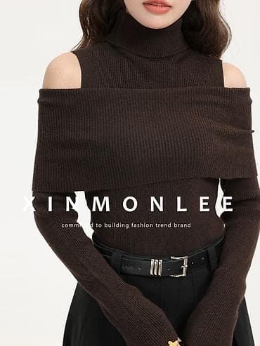 Водолазки: Водолазка, Трикотаж, С открытыми плечами — 1