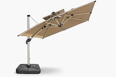 Для кафе, ресторанов: Зонт для уличного Кафе Форма купола: квадрат Размер купола: 3 × 3 м — 1