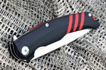 прибор ночного видения для охоты бу: Нож складной fat dragon-nimo knives r11black, сталь d2, рукоять g10 — 11