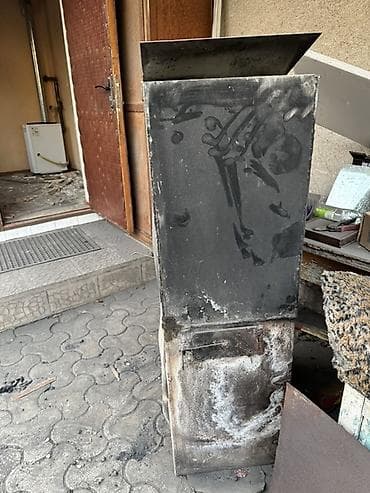 Дом и сад: Металлическая печь-буржуйка/твердотопливный отопительный агрегат — 4