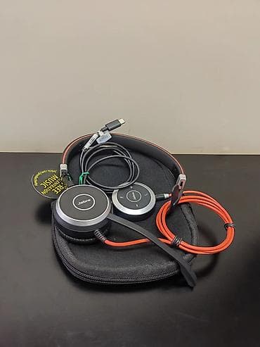 dj mic: Проводные гарнитуры, Jabra, Б/у, цвет - Черный — 2