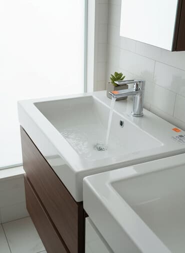 умывальник на: Раковина для ванной, Квадратная форма, Материал: Керамика — 1